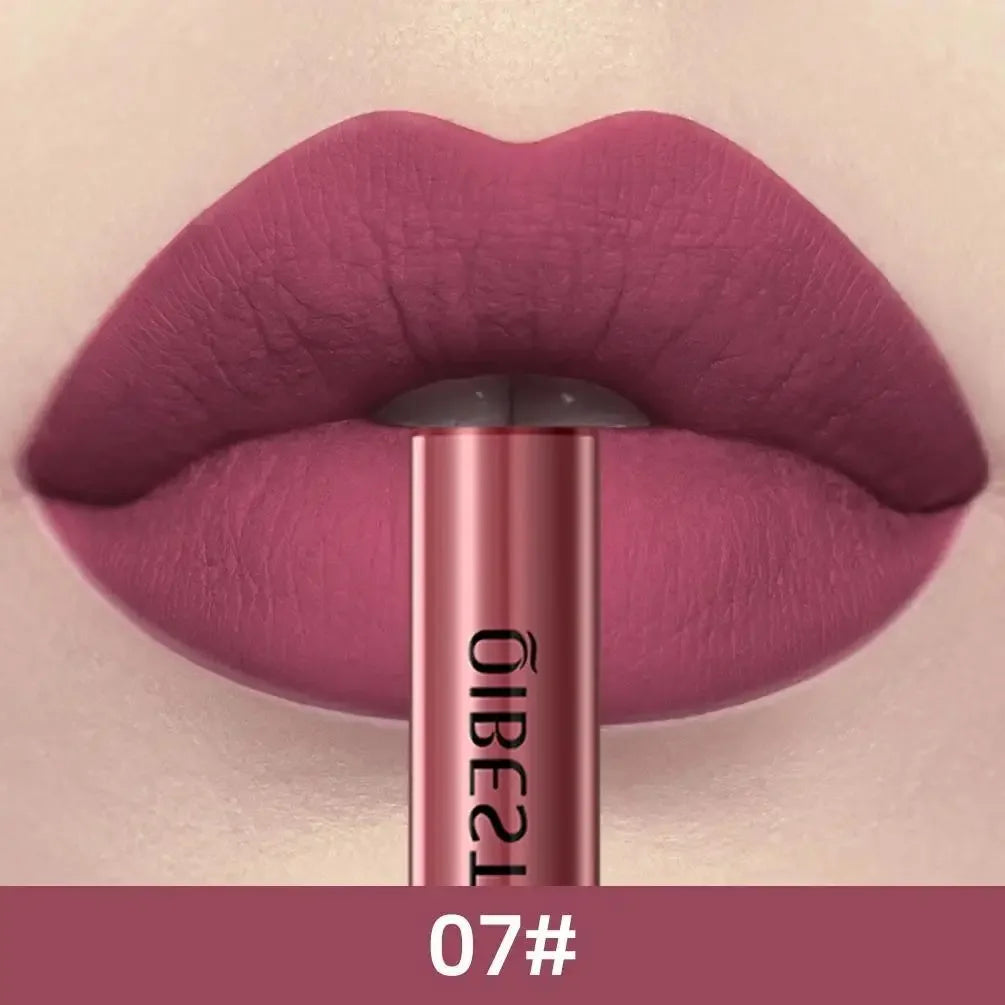 1 PC matte lipstick, non stick to cup, waterproof and long-lasting