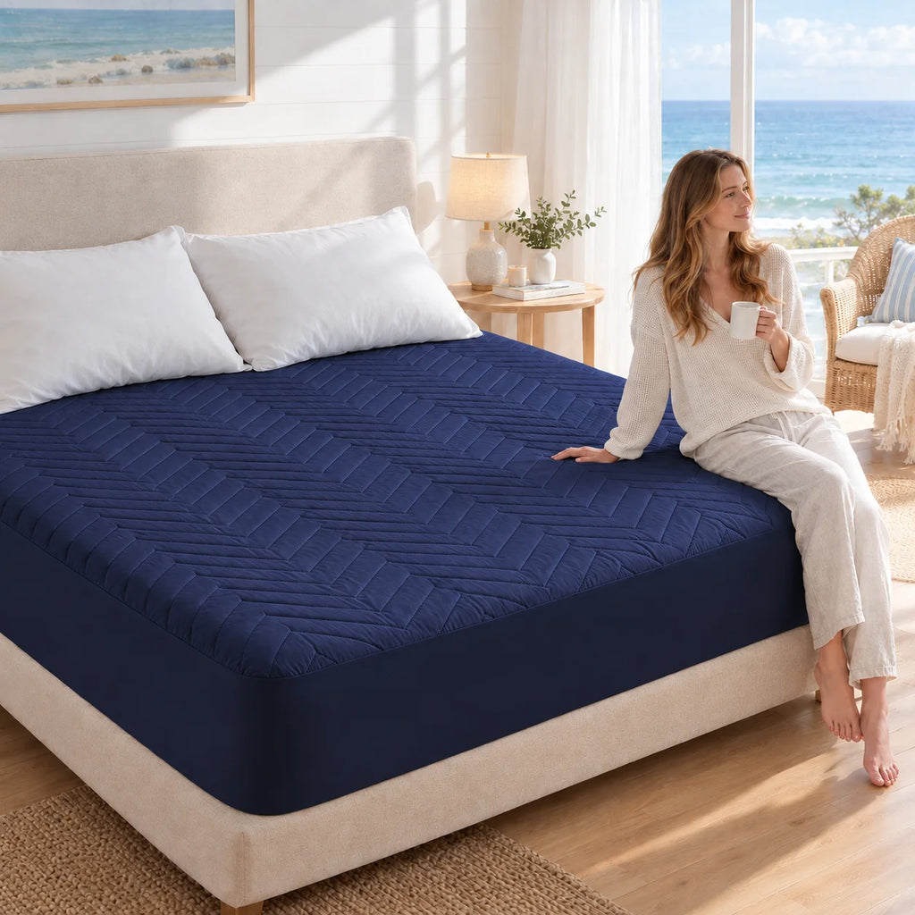 Waterproof Fitted Mattress Protector - Quilted Mattress Cover