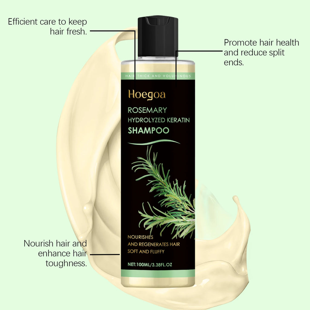 Rosemary Natural Shampoo Thickening & Strengthening Deep Nourishing Scalp Care.