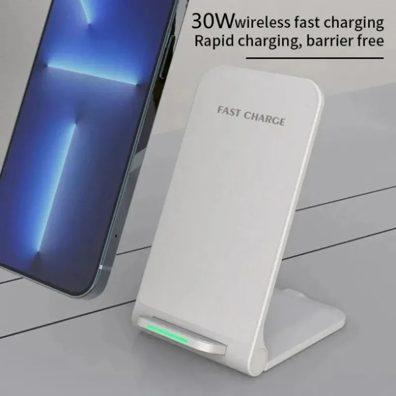 65W Fast Wireless Charger Phone Holder