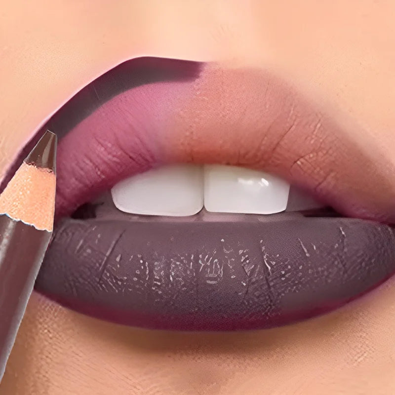 Dark Brown Waterproof Lip Liner Matte Long Lasting 28 Colors