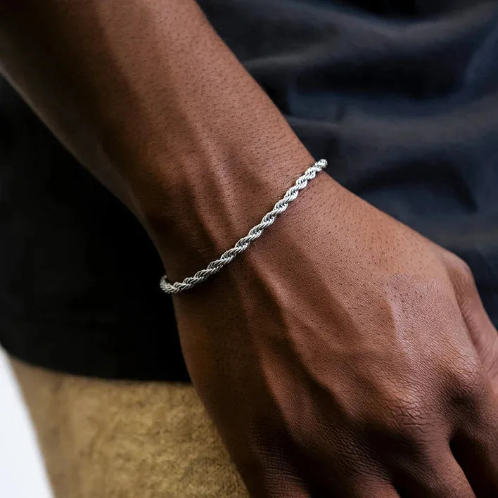 Vnox Unisex Rope Chain Bracelets for Men Women
