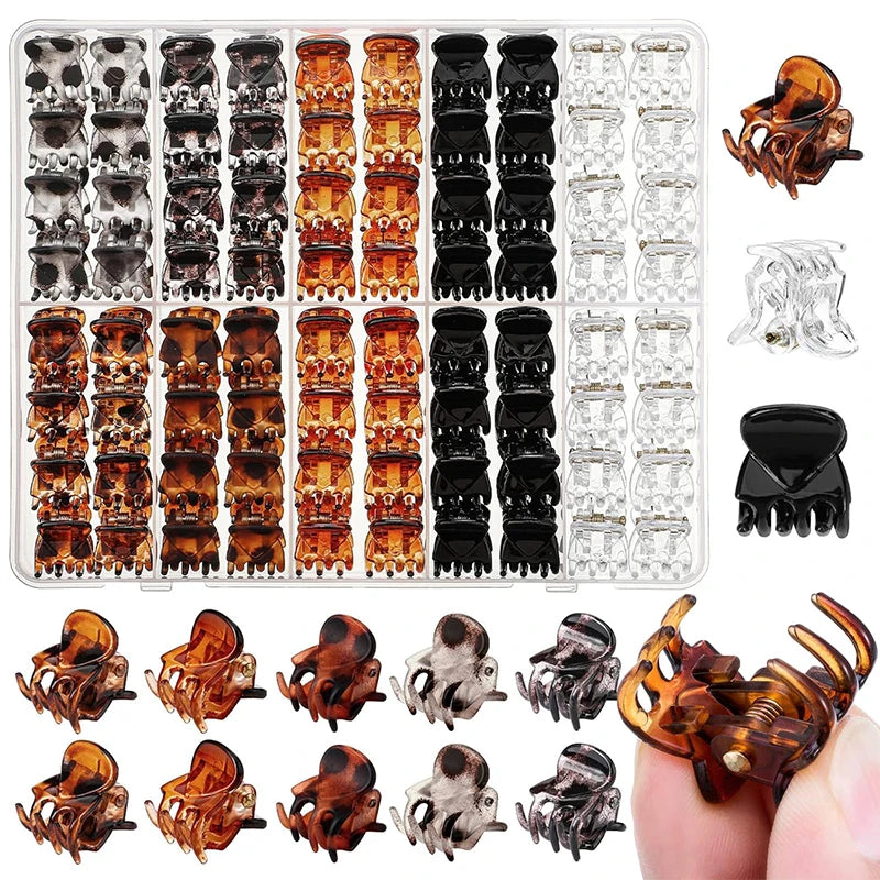 10-60pcs/pack Hair Claw Clips for Women Girls Accessories