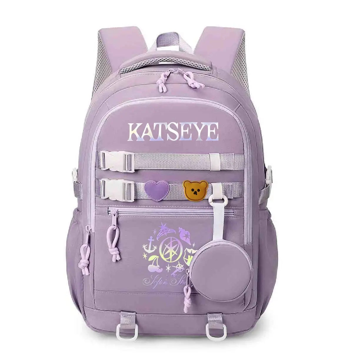 Y2K Girl Group Katseye Graphic School Backpacks for Women Girls