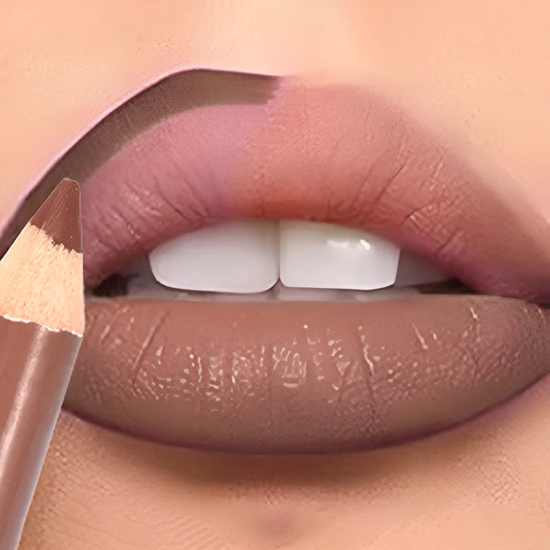 Dark Brown Waterproof Lip Liner Matte Long Lasting 28 Colors