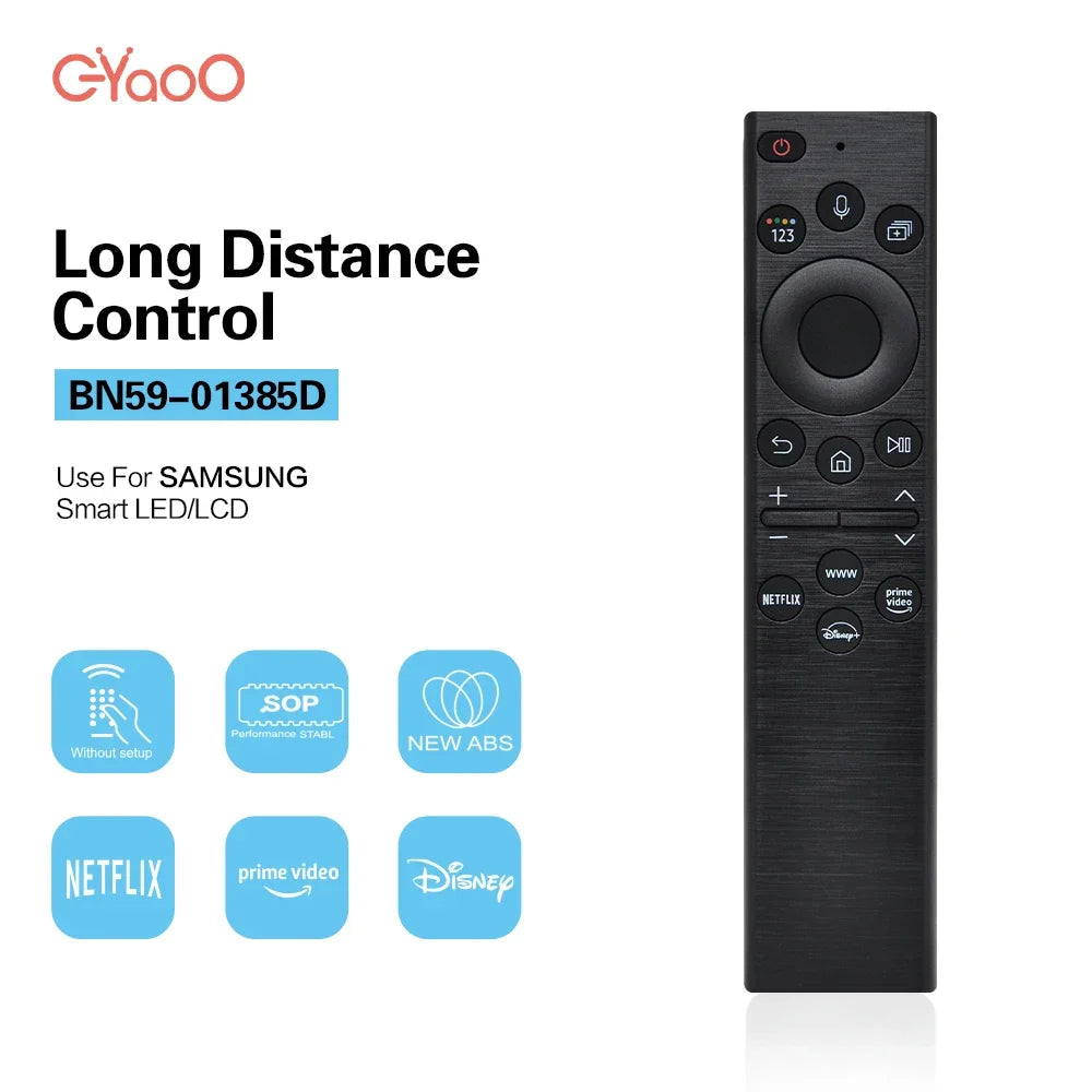 BN59-01385D TV Voice Remote Control For Samsung QLED 4K 8K Crystal