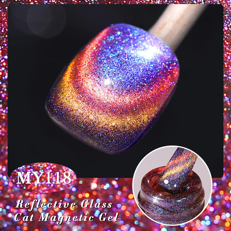 BORN PRETTY 117 Colors Cat Magnetic Gel Nail Polish 10ml