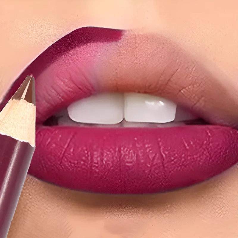 Dark Brown Waterproof Lip Liner Matte Long Lasting 28 Colors