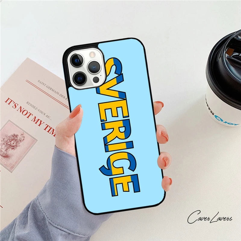 Sweden Passport Phone Case For iPhone 14 15 16 13 12 Mini Max Cover For Apple iPhone 11 Pro Max 6 8 7 Plus SE2020 Coque