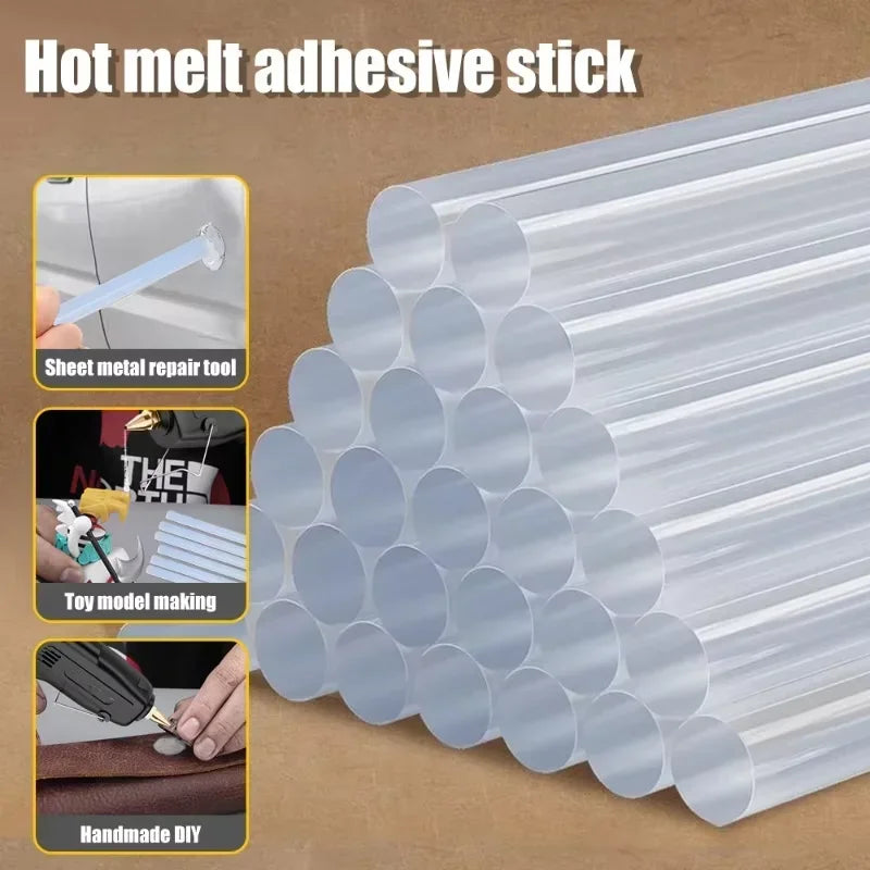 50/1x 7mm Wholesale Strong Adhesive Transparent Hot Melt Glue Sticks DIY Craft Glue Stick Repair Kit Tools for Electric Glue Gun