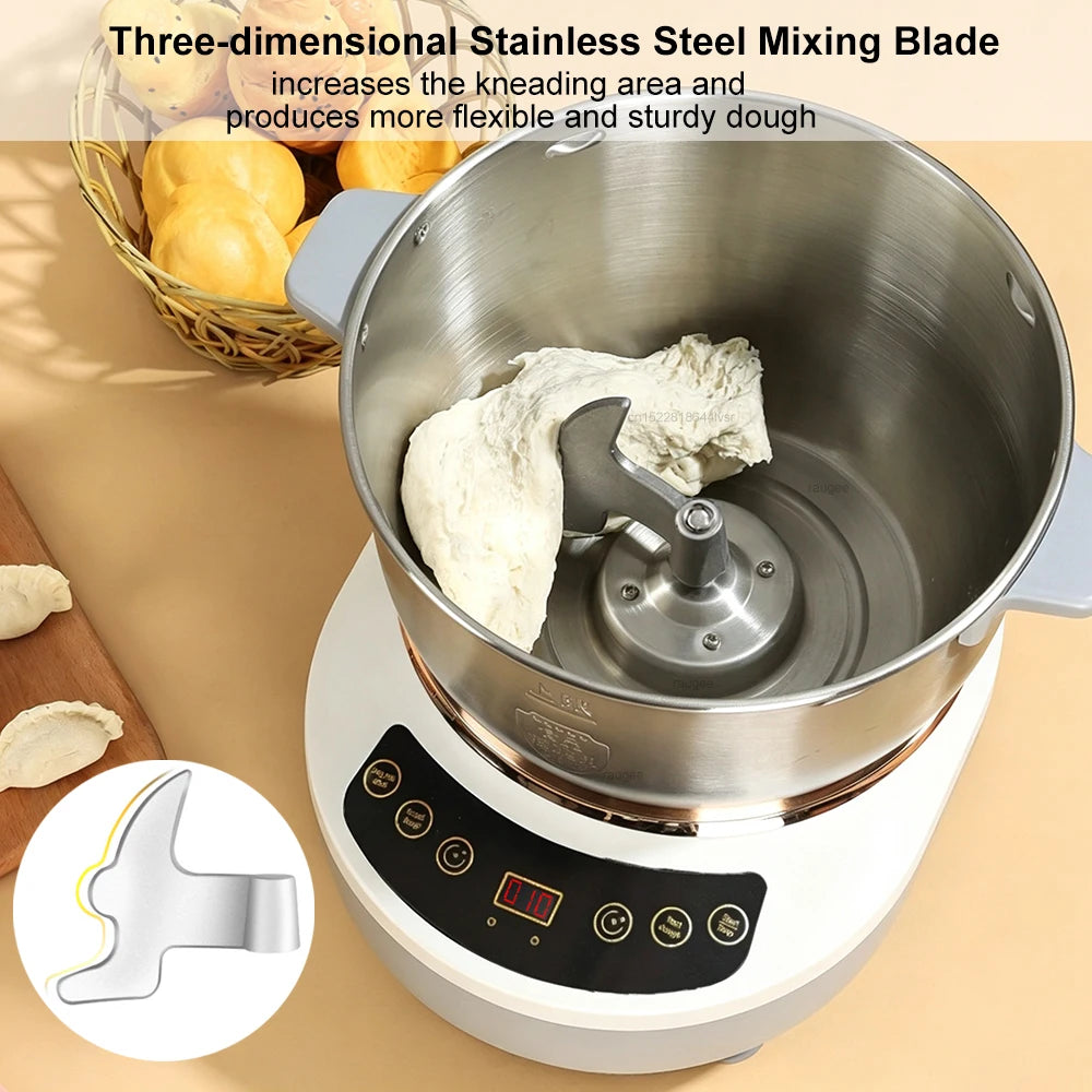 Electric Bread Dough Mixer 7L Stainless Steel Bowl Dough Mixer