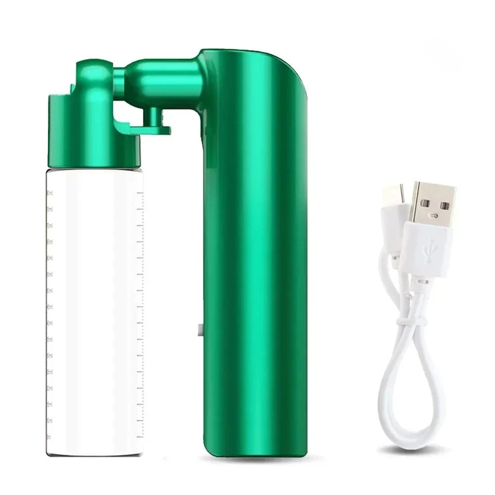 Nano Steam Gun Wireless Ultrasonic Nano Mist Sprayer Cooler Face Steamer Moisturizer Cooler Atomization Sanitizer Skin Care Tool