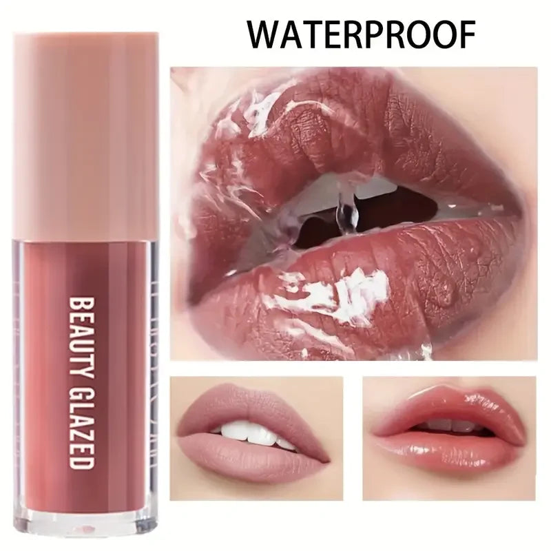 2pcs Waterproof Long-Lasting Matte Lip Makeup Set - Lip Liner & Glaze Combo with Pencil Texture