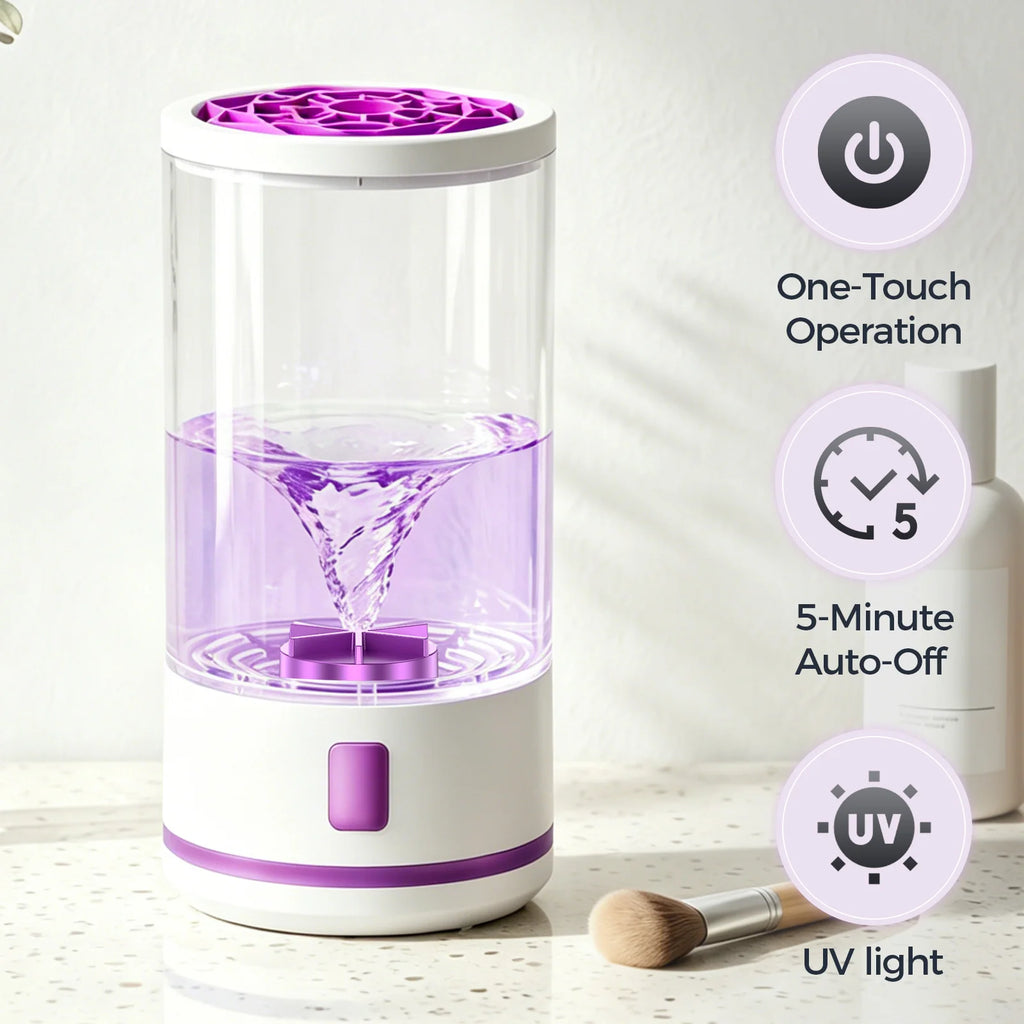 Electric Makeup Brush Cleaner Machine - 12000 RPM