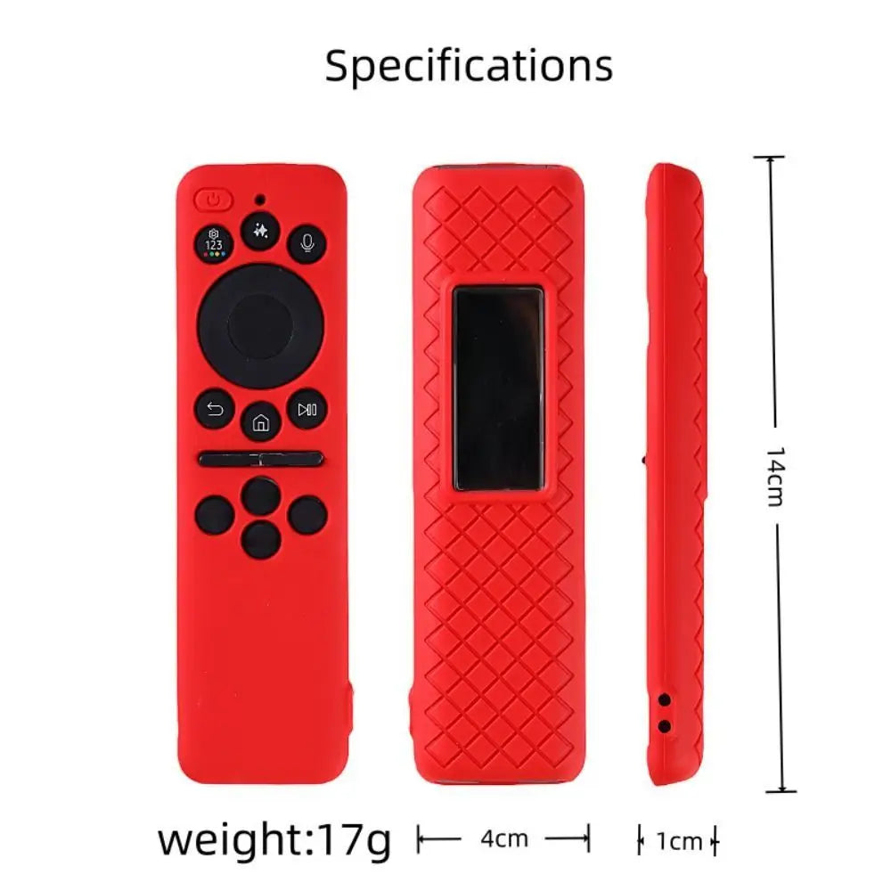 Silicone Remote Control Case Protector with Lanyard Protective Cover Anti-fall Soft Shell for Samsung BN59-01480A/BN59-01480L