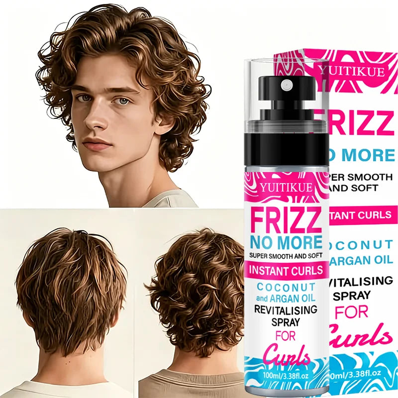 Frizz No More Hair Spray Infused with Coconut & Argan Oil Moisturizing