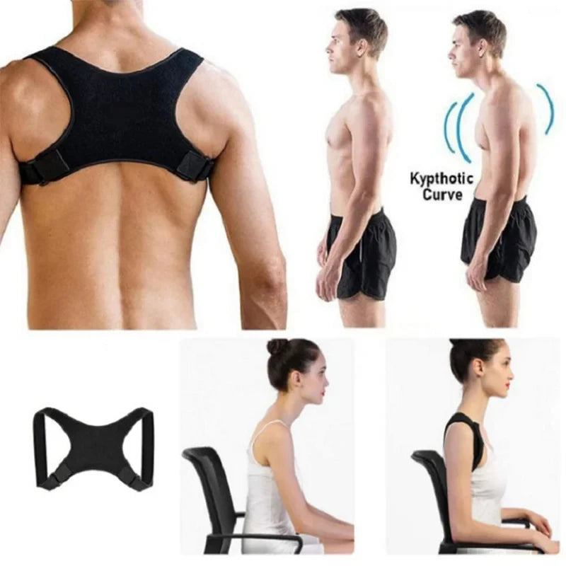 1-5pcs Adjustable Posture Corrector Medical Back Brace Shoulder Support Corrector Prevention Humpback Back Health Care