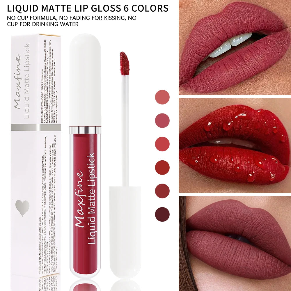 High-Quality Matte Liquid Lipstick Long-Lasting Waterproof