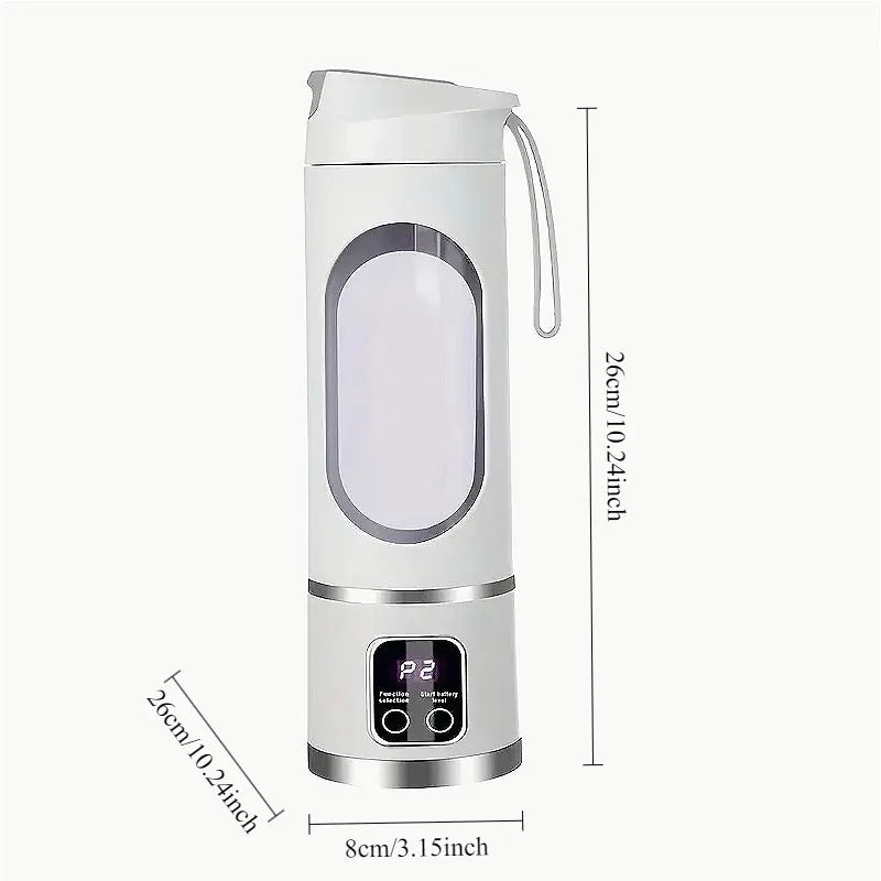 Blender Juicer Portable Electric Juicer 450ml 8 Blades Travel Juicer Machine