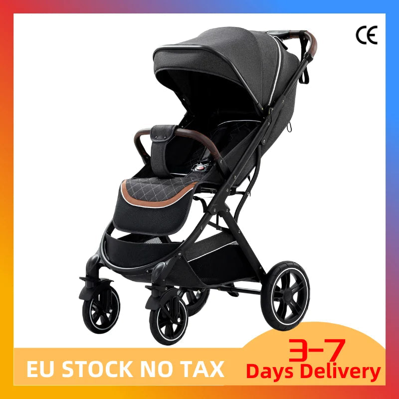 Baby Stroller High Landscape Portable Ultra-lightweight Newborn Travel Shock-absorbing Stroller newborn rocker For 0-4 Year Old