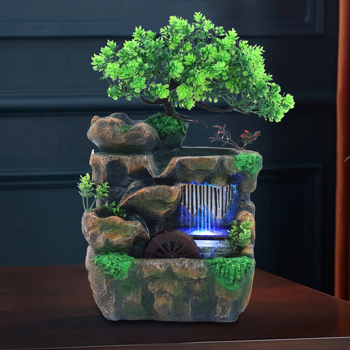 Indoor Room Fountain Waterfall Decor Desktop Fountain Decoration Water Feature