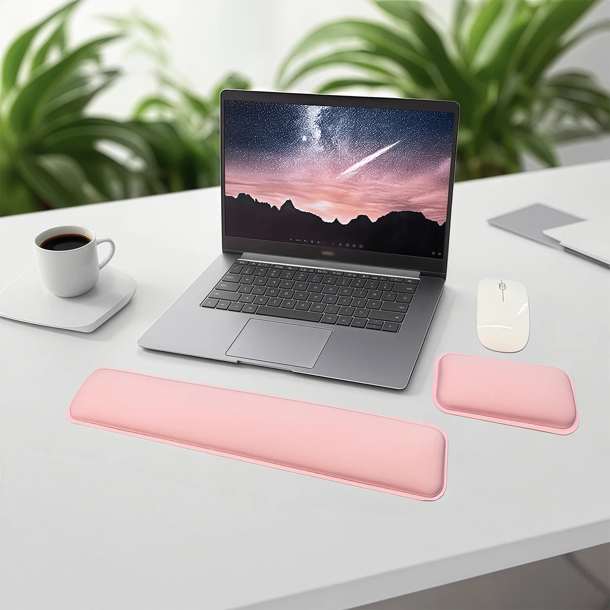 Wrist Rest for Keyboard and Mouse, Computer Ergonomic Wrist Support Pad