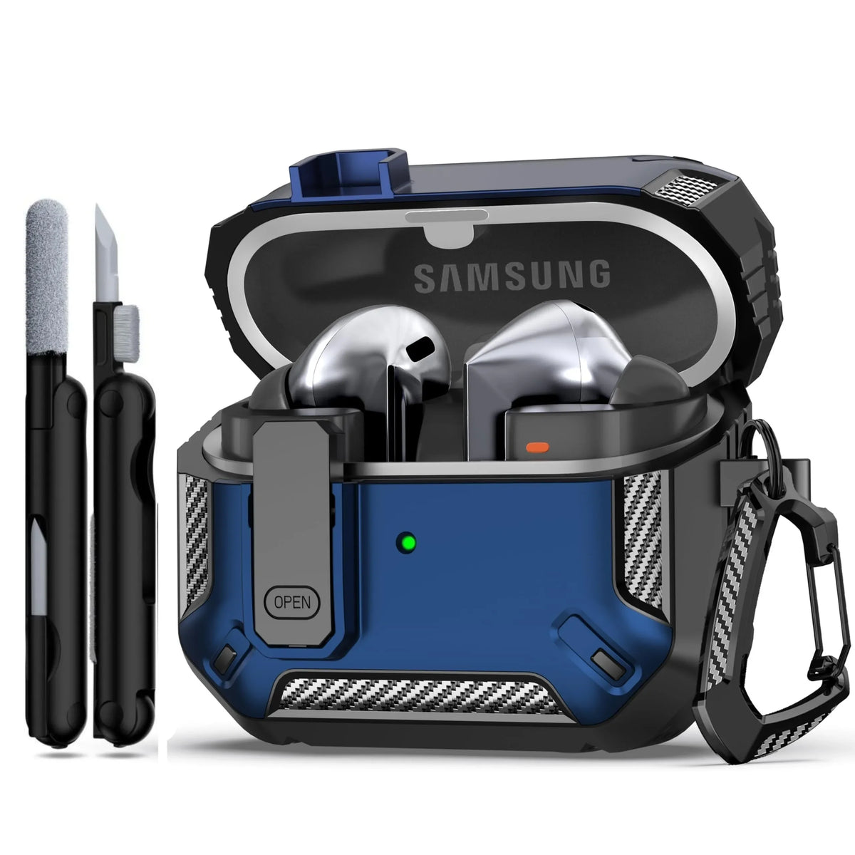 for Samsung Galaxy Buds 3 Pro /Galaxy Buds 3 Carbon Fibre Case