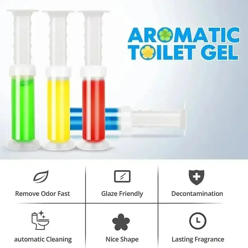12 Pieces Toilet Flower Gel Cleaner Fragrant Deodorant Gel Efficient Odor Remover Fresh Bathroom Air Long Lasting Aroma Easy Use