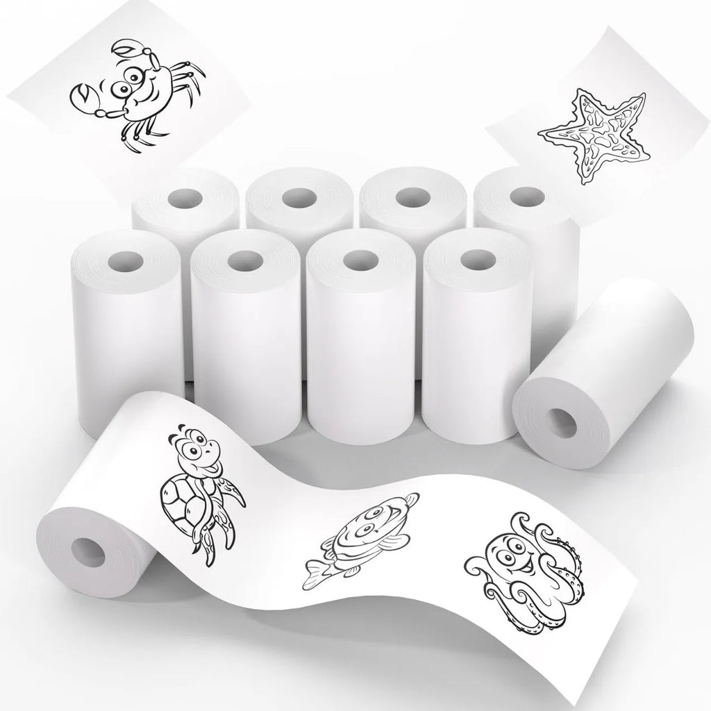 3-50Rolls 57x25MM Thermal Paper Color Children Camera Instant Print