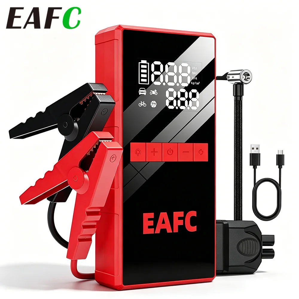 EAFC 4000A Car Jump Starter with Tire Inflator