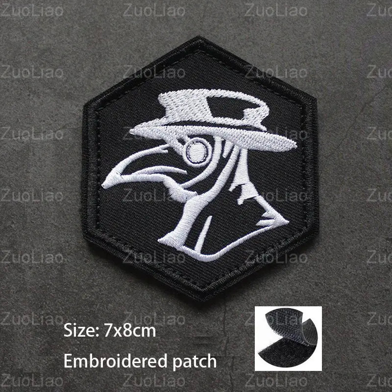 3D Embroidery Creative  Gold Coins and Stereo Eagles Armband