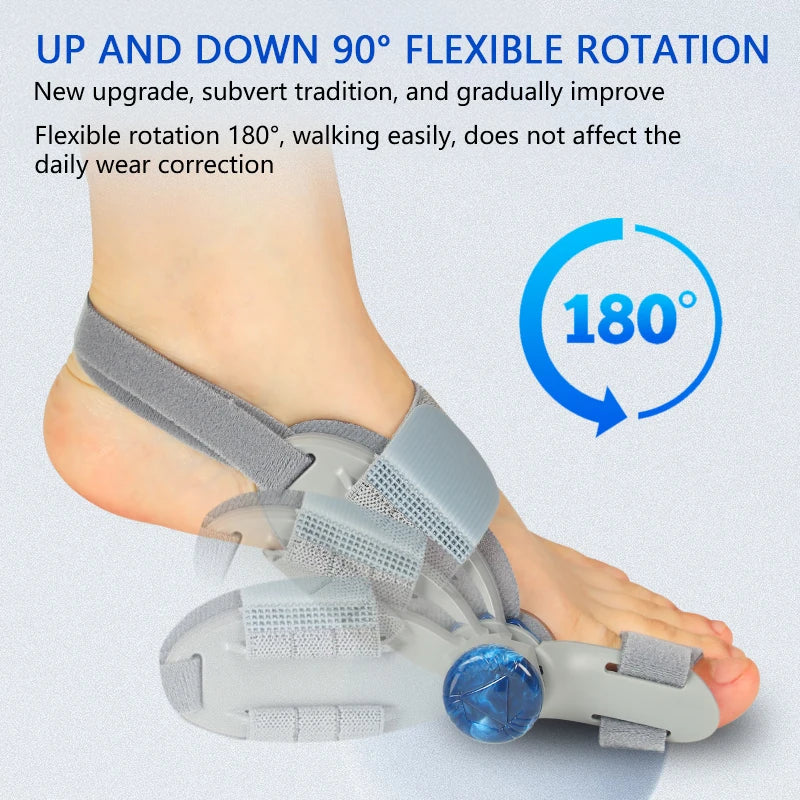 Bunion Splint Foot Hallux Valgus Braces Rotatable Big Toe Separator