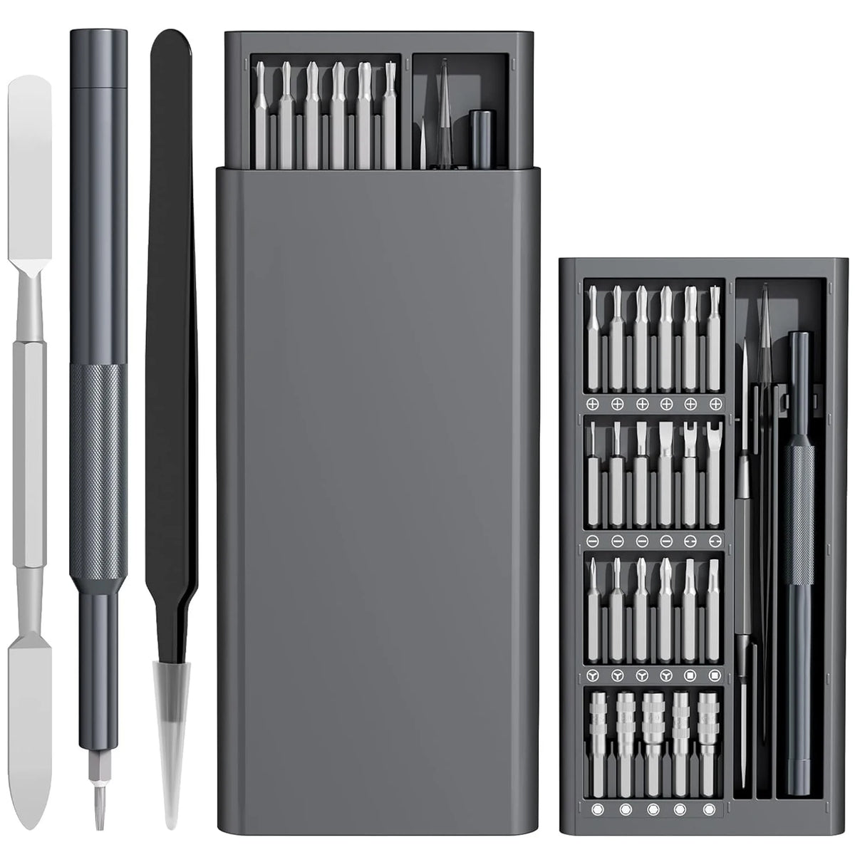 Precision Screwdriver Set, Screwdriver Kit with 36 Long S2 Bits,