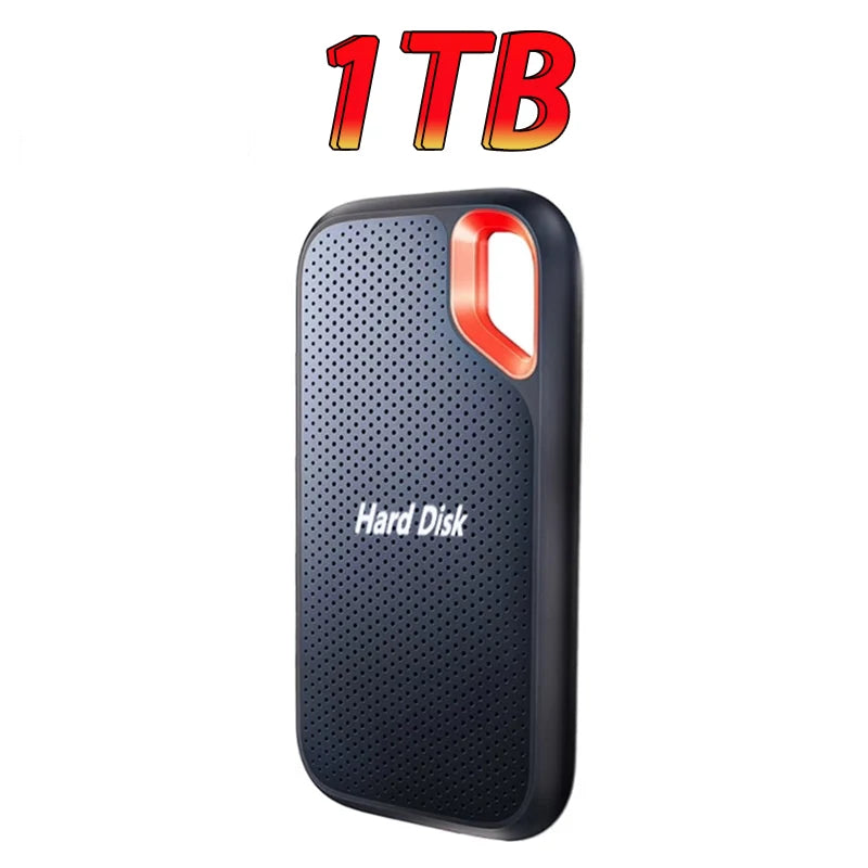 2TB External Hard Drive Portable SSD USB-C Fast & Compact  Data Storage for Laptop Mac PC