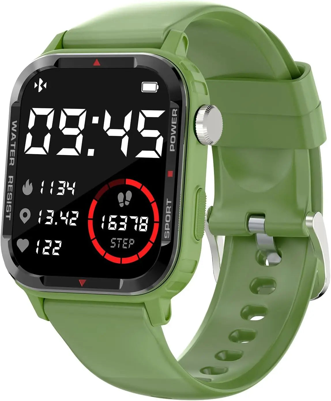 Smartwatch with HD Touch Screen, Wireless Calling, Alarm, Multi-Sport Modes