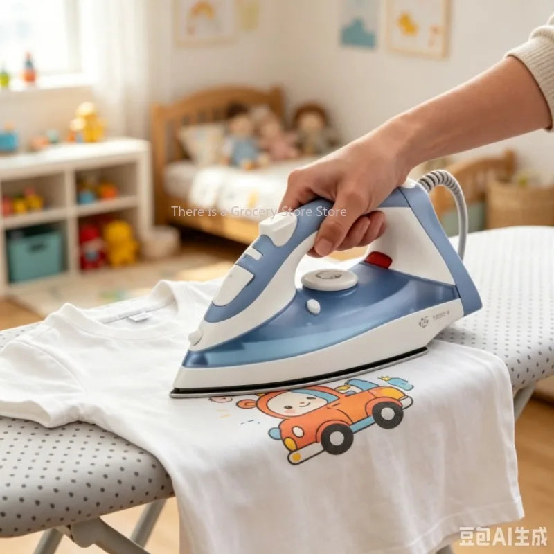2000W Powerful Steam Iron for Clothes, Adjustable Temperature, Anti-Drip, Self-Cleaning Function, Professional Garment Steamer for Home and Travel