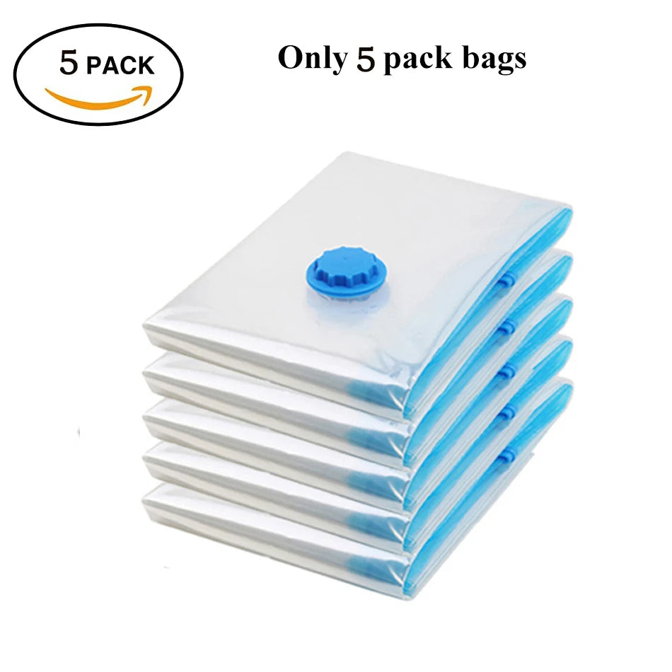 Vacuum Storage Organizer Bags, Travel Suitcases Essentials,