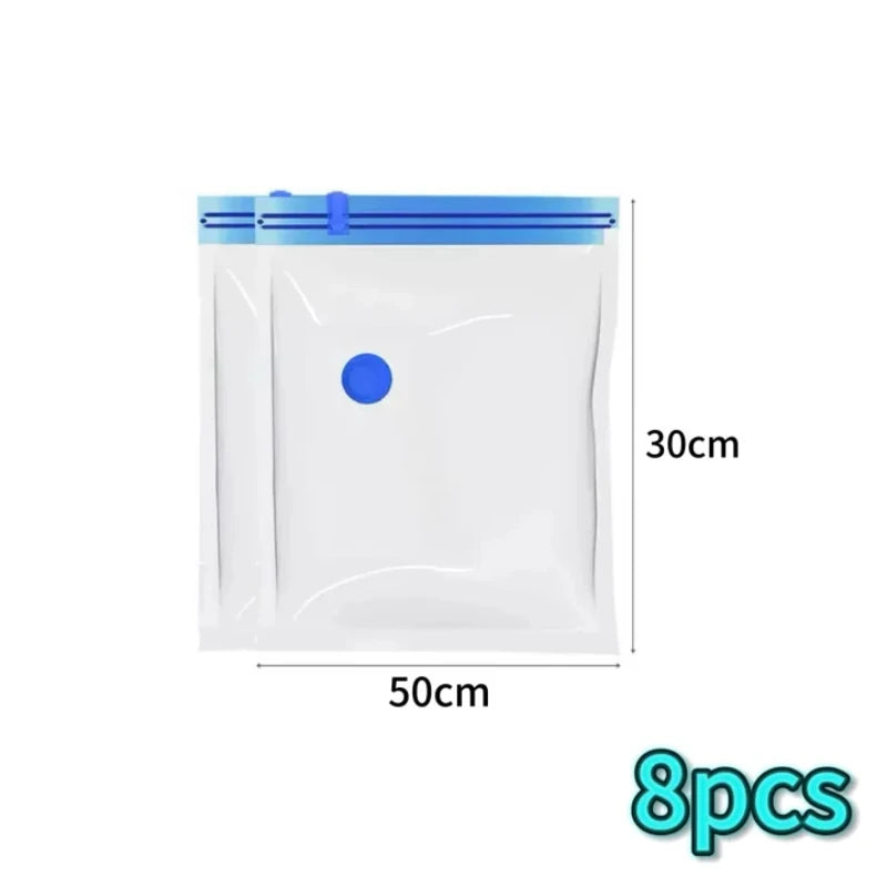 Thickened Vacuum Compression Bag Transparent Quilt Vacuum Bag Storage Bag Household Clothing Storage and Sorting Bag