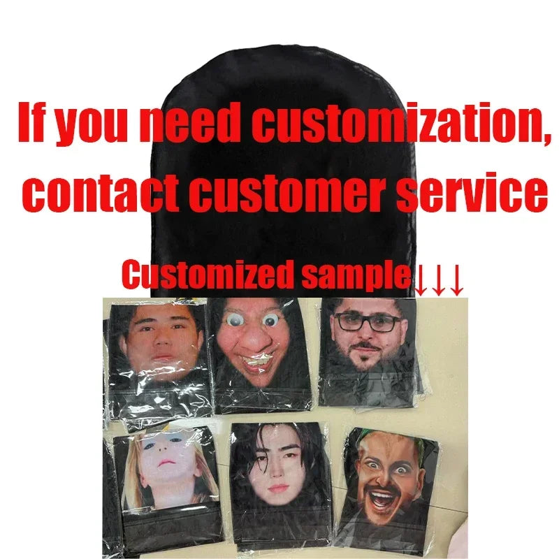 New Funny Cosplay Mesh Mask for Men Women Halloween Party