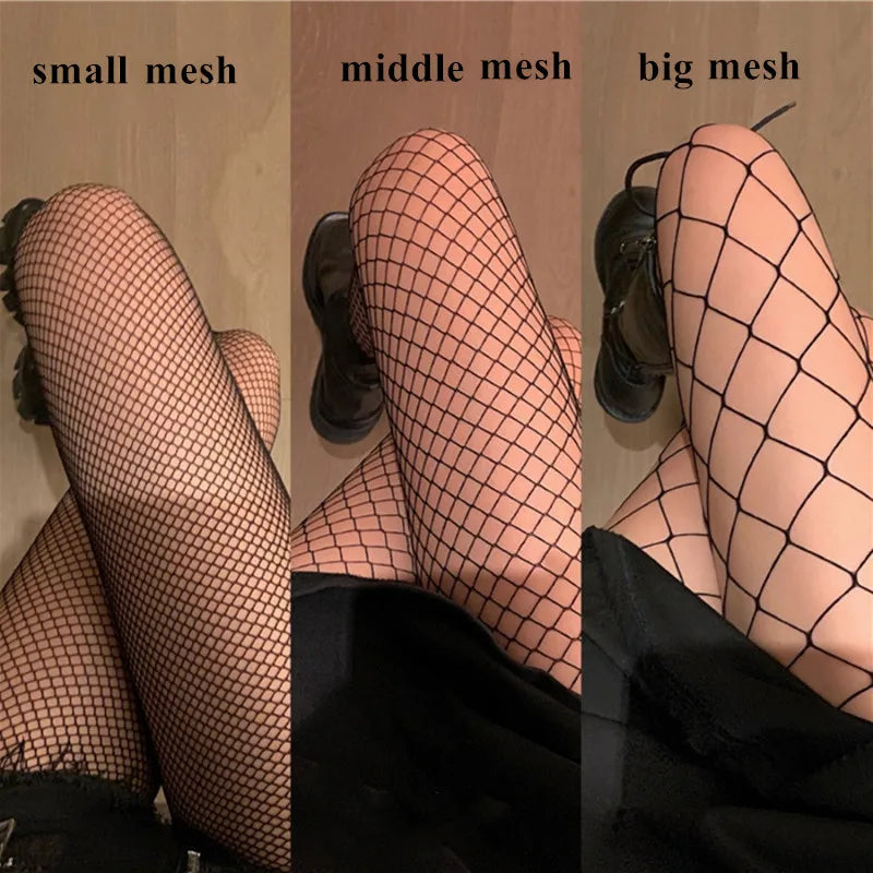 Sexy Women's Long Fishnet Body Stockings Fish Net Pantyhose Mesh Nylon Tights Lingerie Summer girl Thigh High Waist Hosiery