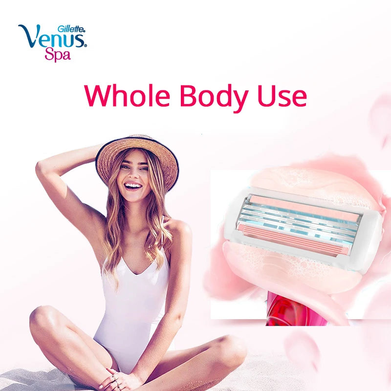 Gillette Venus ComfortGlide Womens Razor Blade Refills 3 Layers with Soap