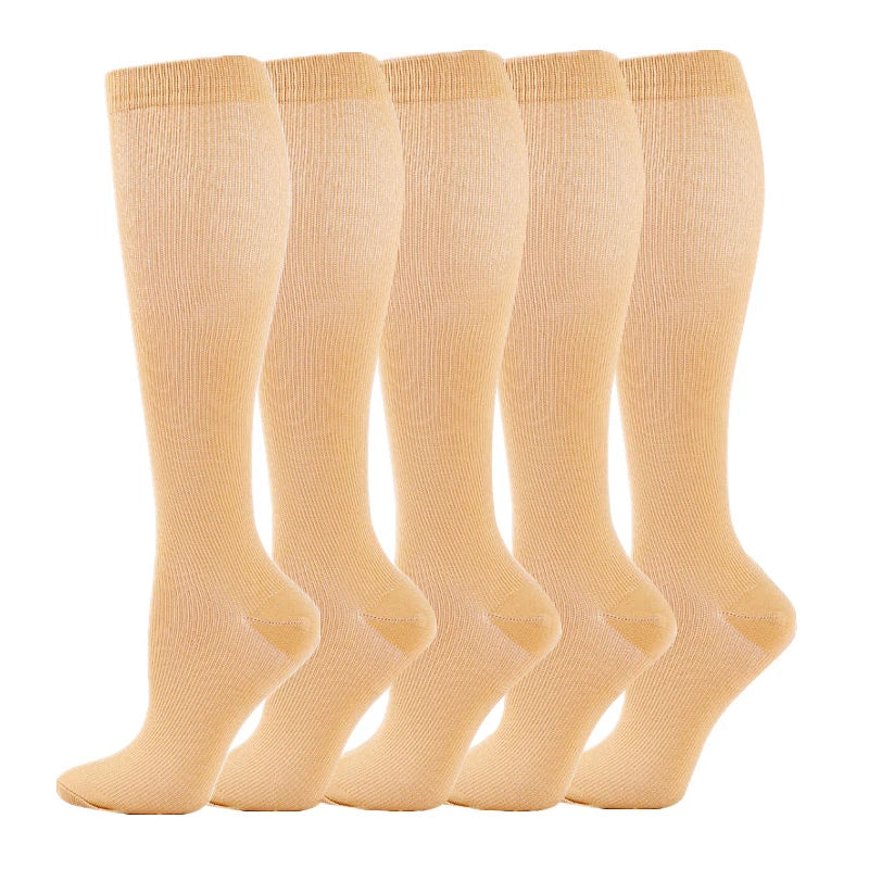 5 Pairs Compression Socks Women Medical Varicose Socks
