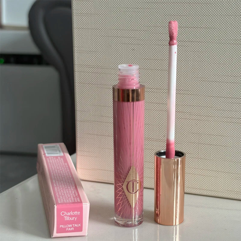 Charlotte Tilbury CT Makeup Set Water Light Collagen Lip Moisturizer Pressed Powder for Flawless Finish Four-color Eyeshadow