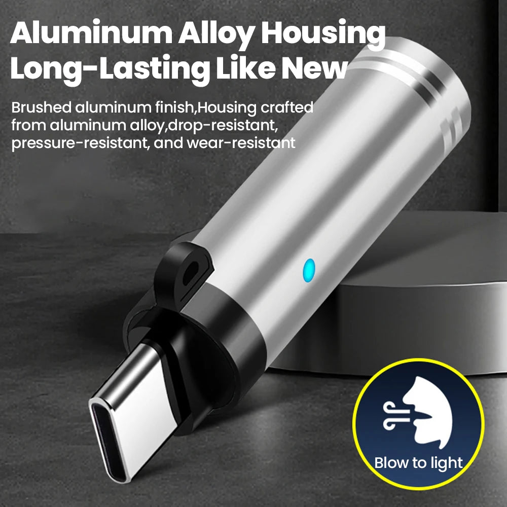 Lighter Outdoor Safety Windproof Explosion-Proof Lighter for iphone15-17