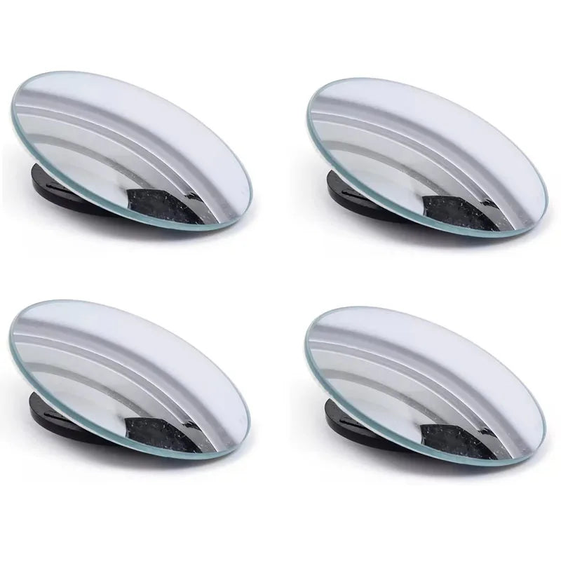 1-4Pcs Car Suction Cup Mount Auxiliary Rearview Mirror 360 Degree Rotating