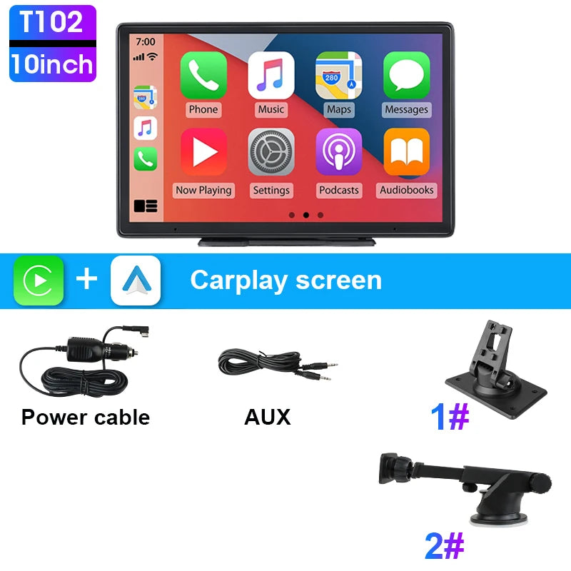 7/10 inch Carplay Car Smart Screen Multimedia Video player Wireless