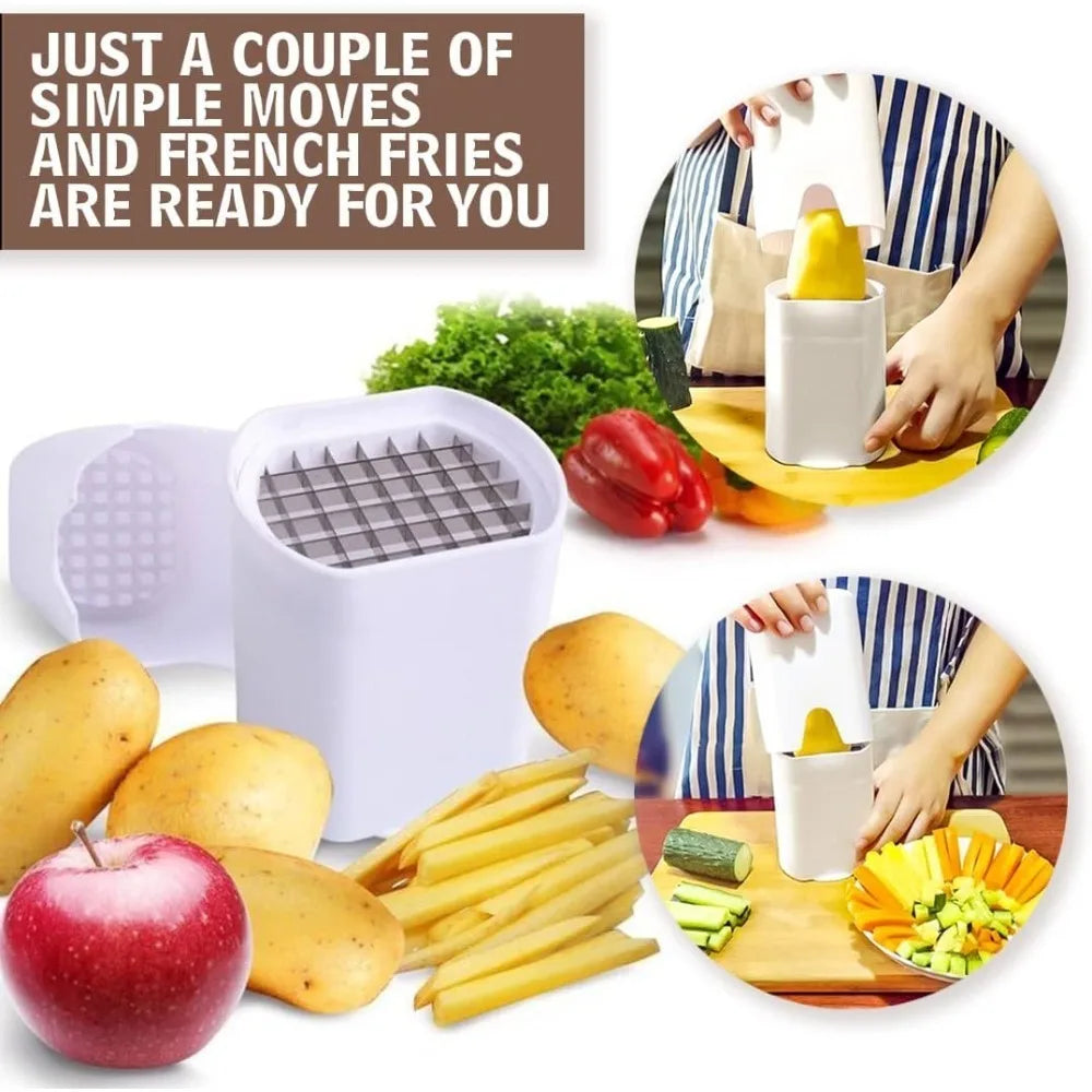 French Fries Potato Dicer Natural Fast Slicer