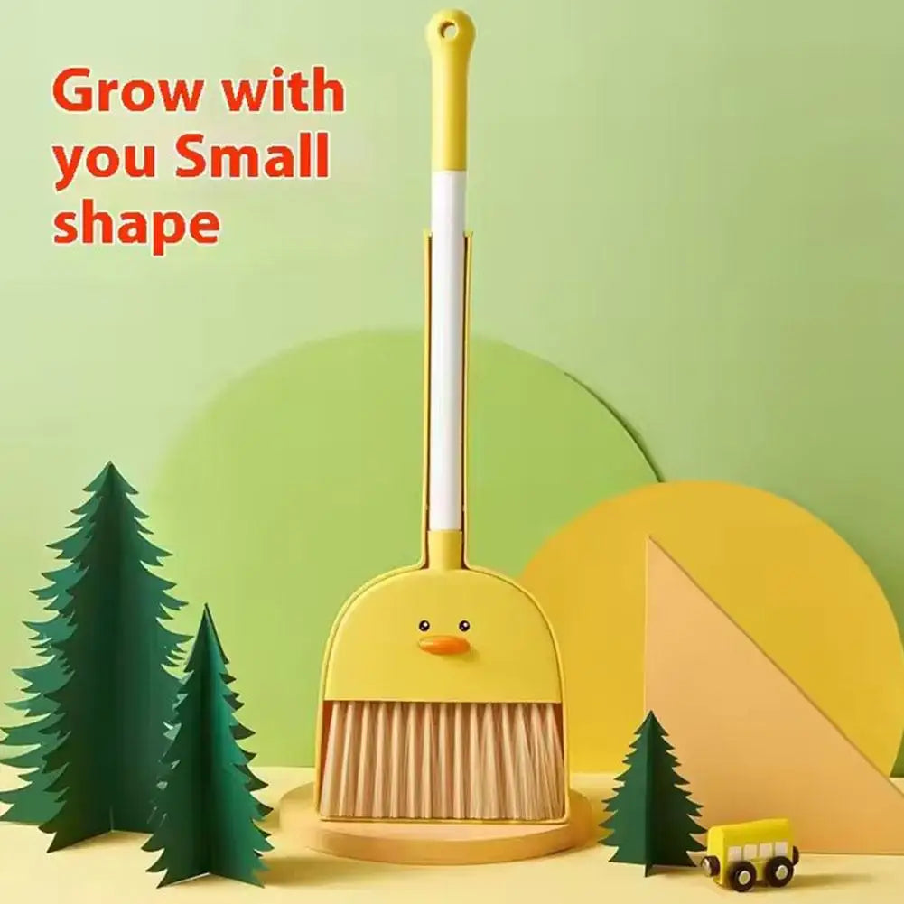 Food Grade PP Children's Mini Broom Dustpan Set Three Piece