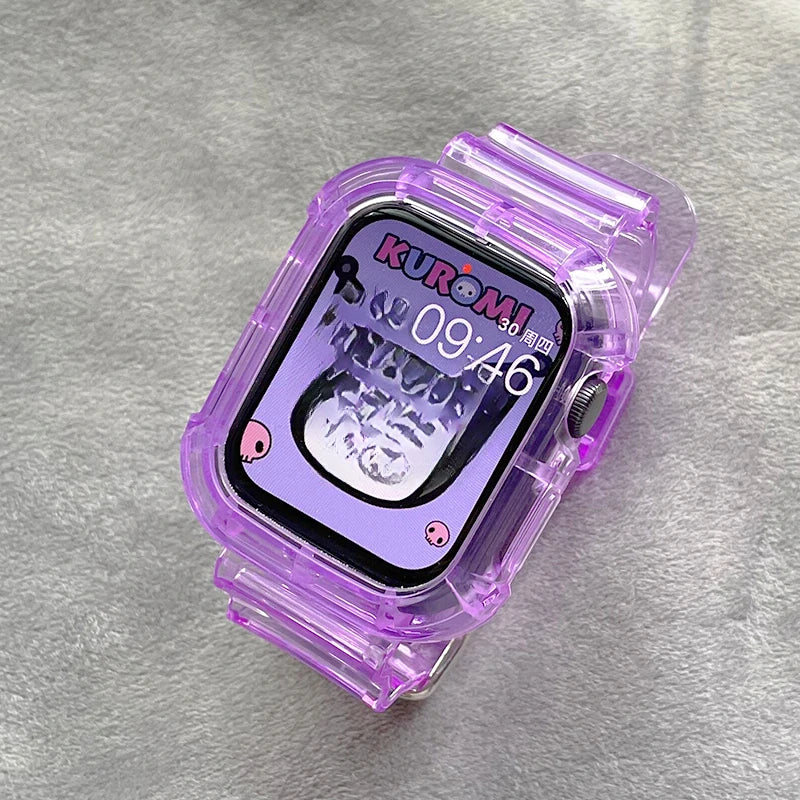 Clear Band + Case for Apple Watch Series