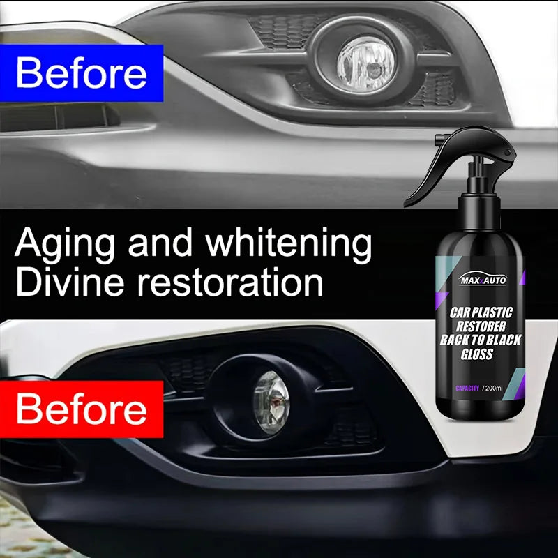 Auto Plastic Restorer Back To Black Gloss Car Cleaning Products Autos Polish And Repair Coating Renovator For Cars Detailing